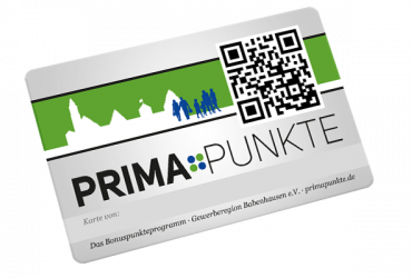 PRIMA Punkte, regionales Bonuspunkte- und Gutschein-System in Babenhausen
