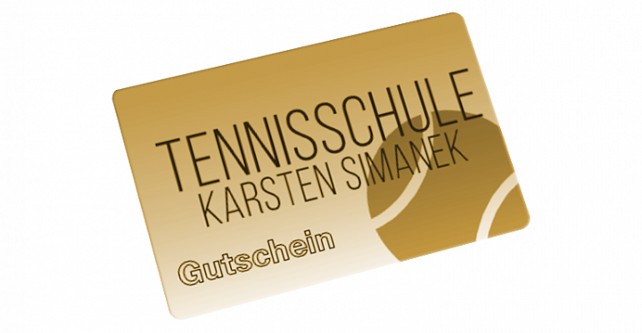 Gutscheinkarten-System für die Tennisschule Simanek